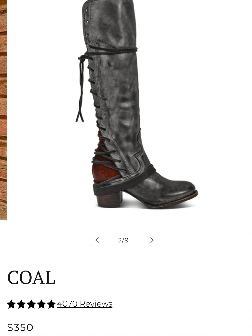 Freebird by Steven Tall Black Leather Boots with Red Heel Accent